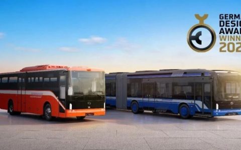 比亚迪电动大巴双车型获2026德国设计奖