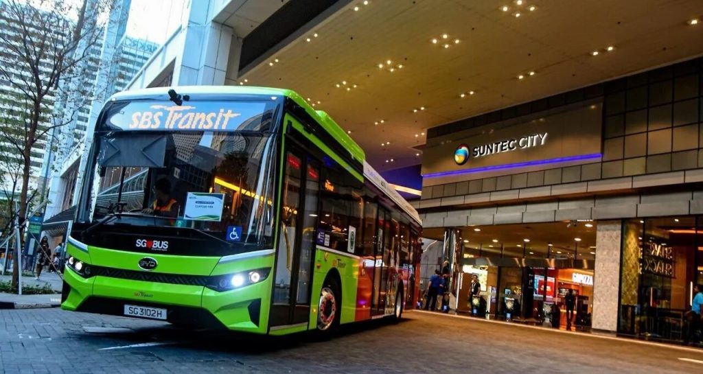 比亚迪再获新加坡210台电动大巴订单