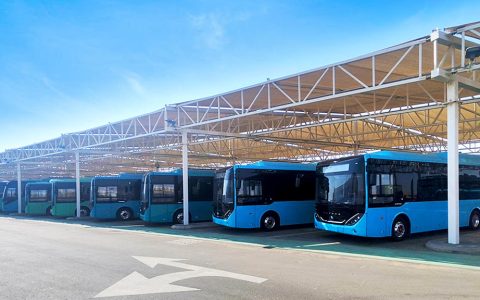 沙特“红海未来之城”迎中国纯电动，近200辆宇通客车一批次投运