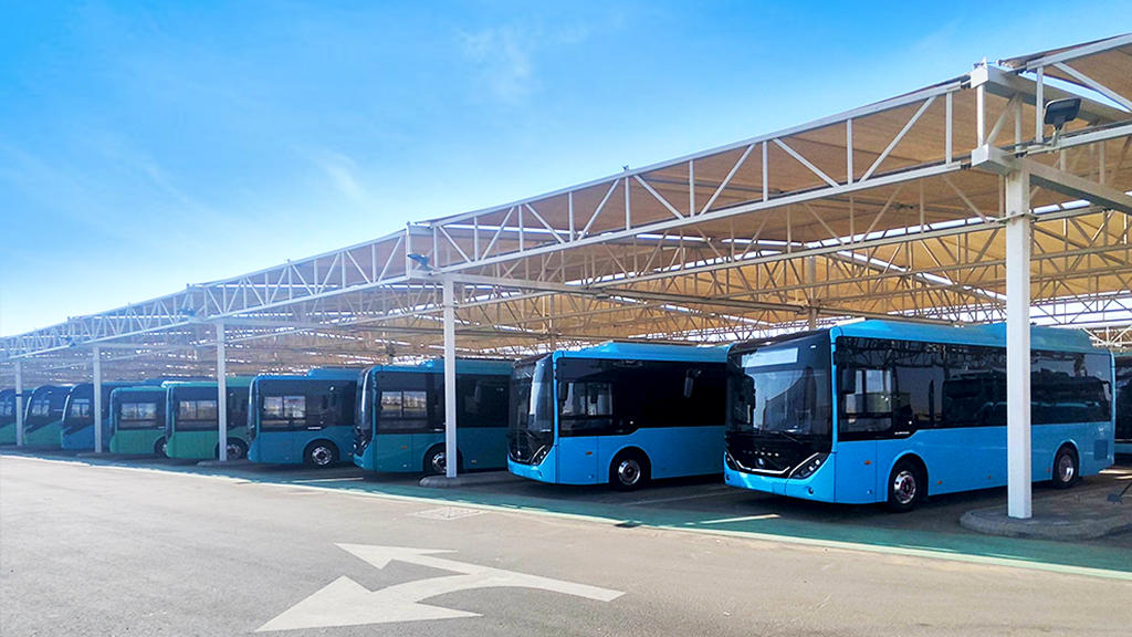 沙特“红海未来之城”迎中国纯电动，近200辆宇通客车一批次投运