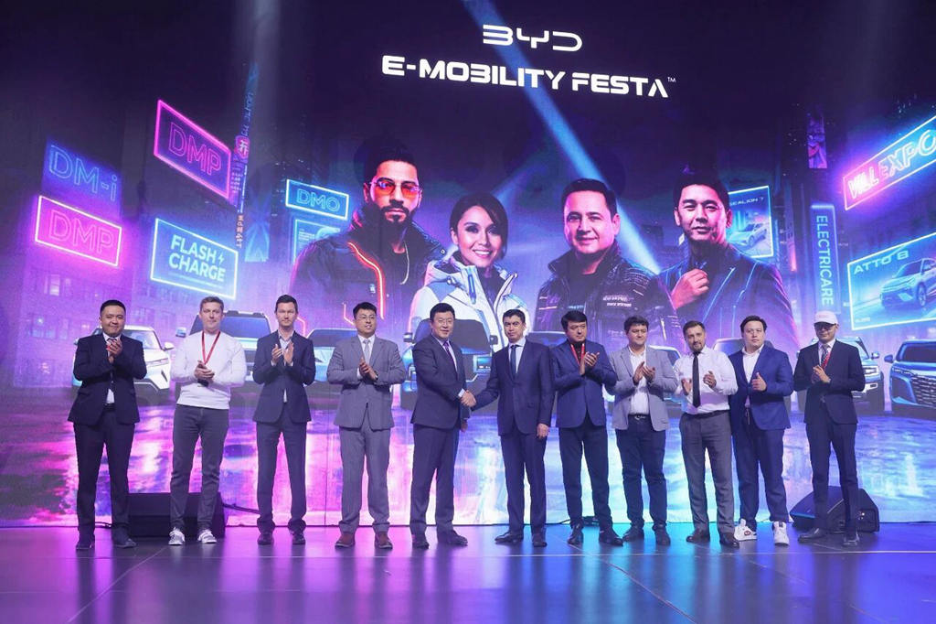 比亚迪2025乌兹别克斯坦电动出行嘉年华圆满收官 唐L重磅发布