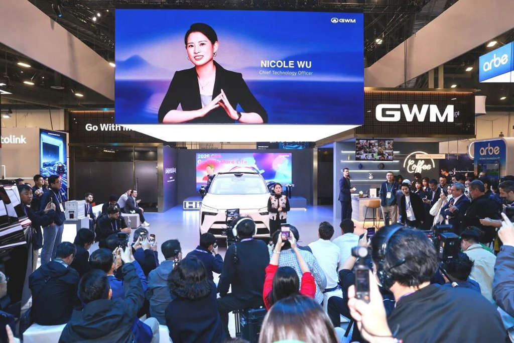 长城汽车登陆2026 CES，“全产业链技术+中国智慧”惊艳全球