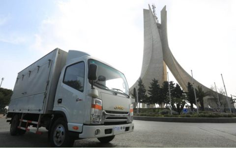 江汽集团第19家海外KD组装工厂首台高端轻卡下线