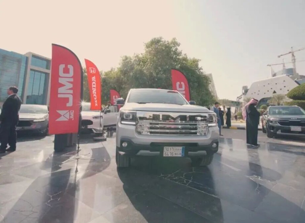 江铃产品亮相沙特电信公司年度展览会