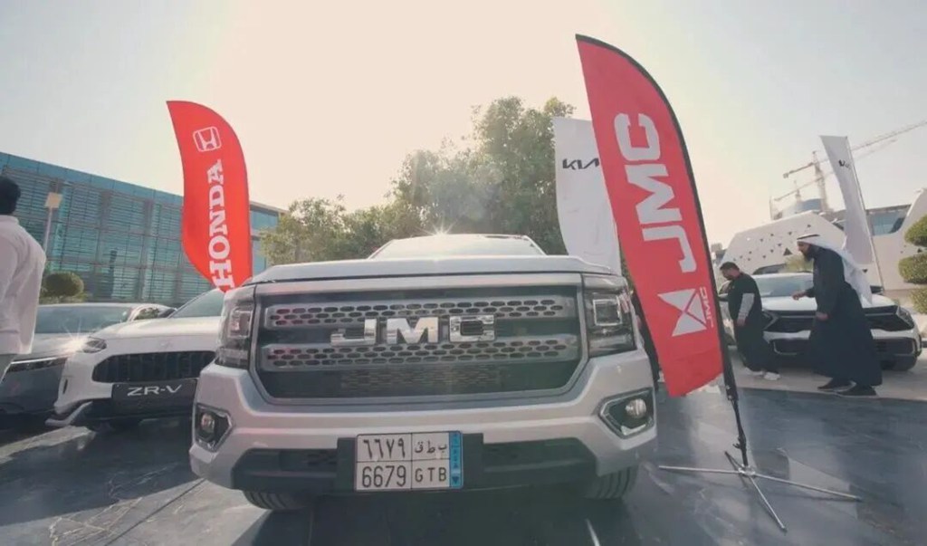 江铃产品亮相沙特电信公司年度展览会