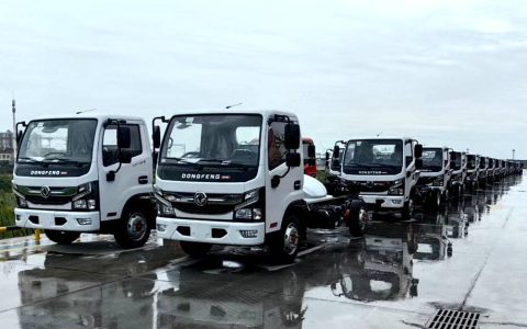506台东风轻型商用车发运哥伦比亚 实现新年新突破！