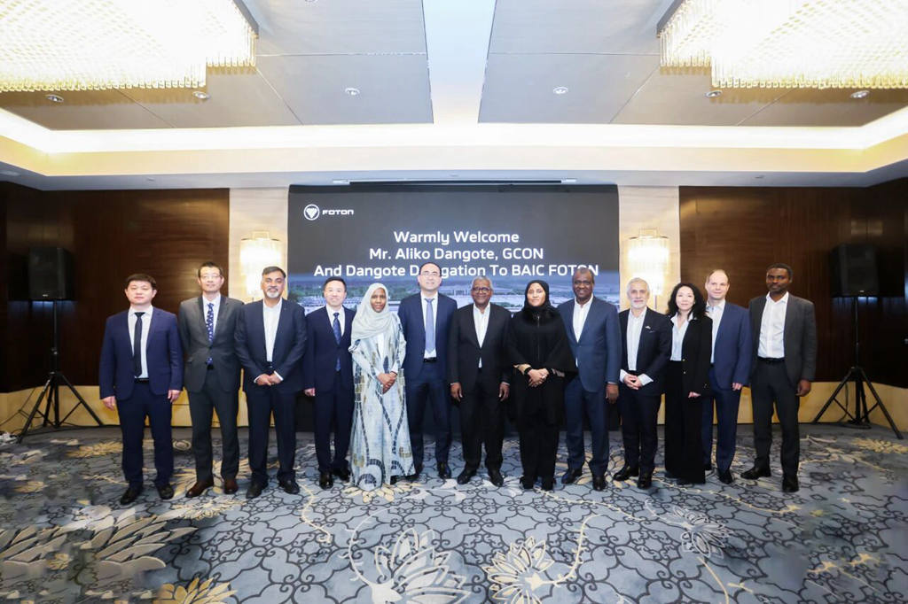 北汽福田与非洲尼日利亚丹格特集团举行战略会谈并交付千台车辆订单