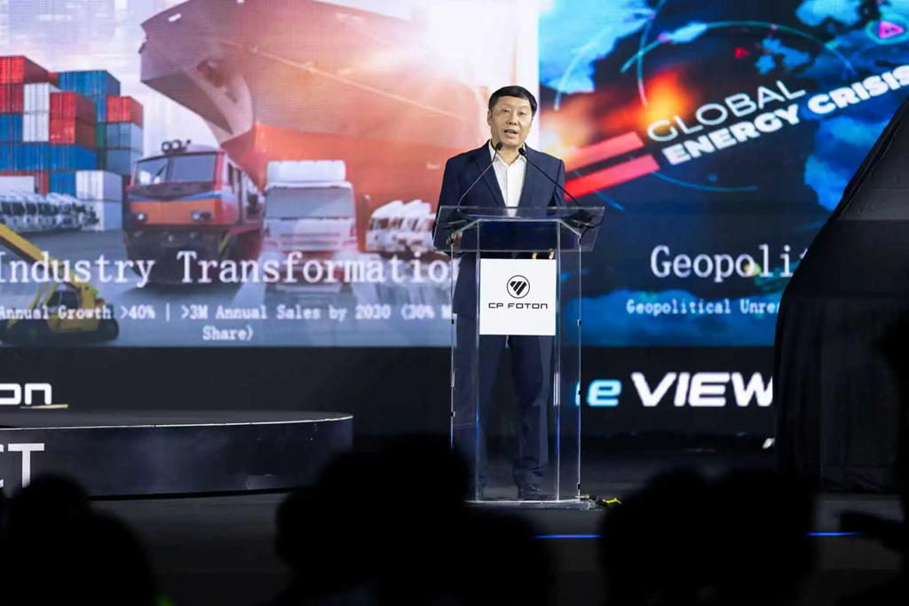 北汽福田eView Connect强势登陆泰国,解锁东南亚绿色物流新范式